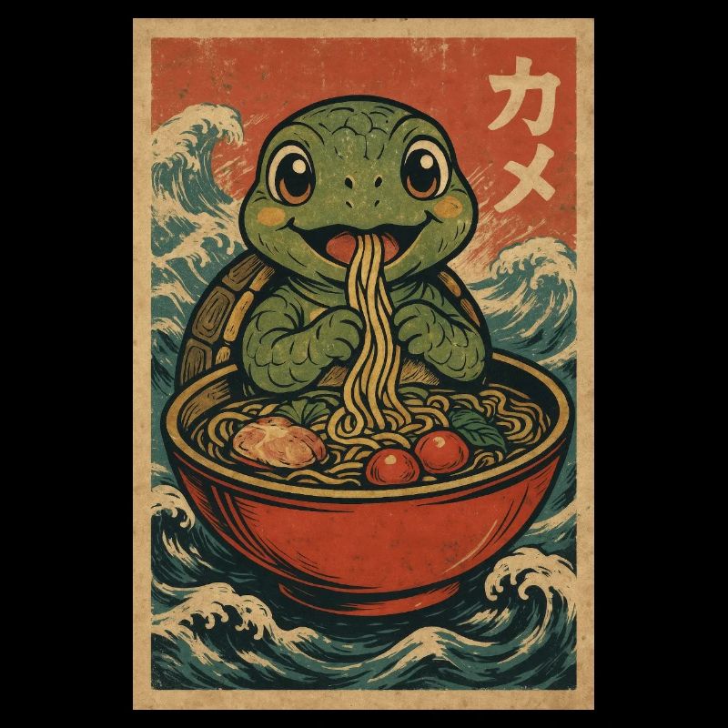 Kame Ramen Vintage Wave