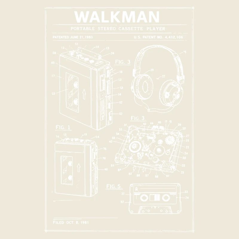 Walkman-Bauplan-Schaltplan