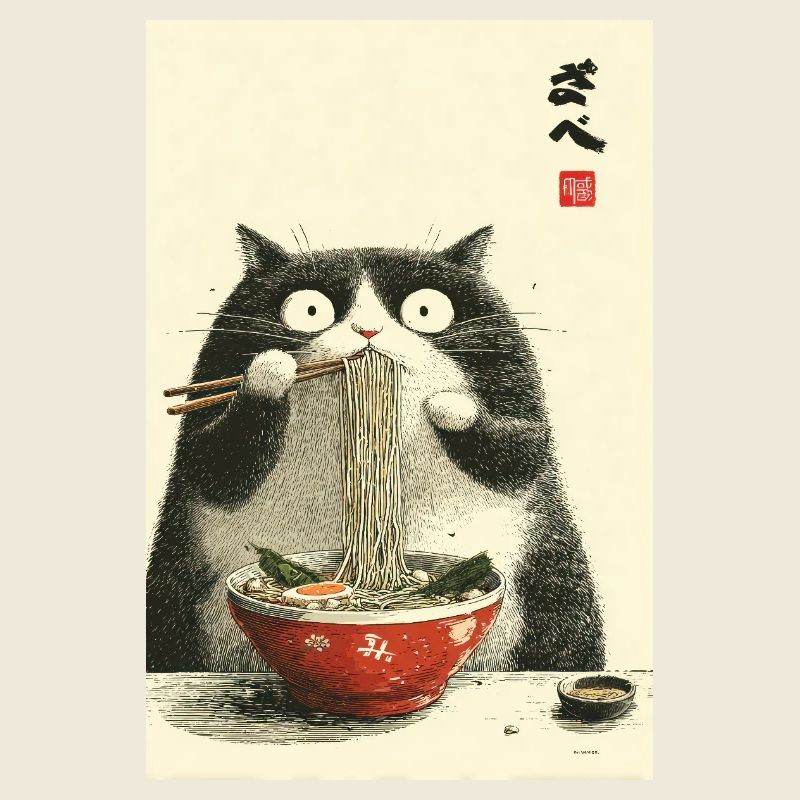 Ramen Cat Noodle Joy