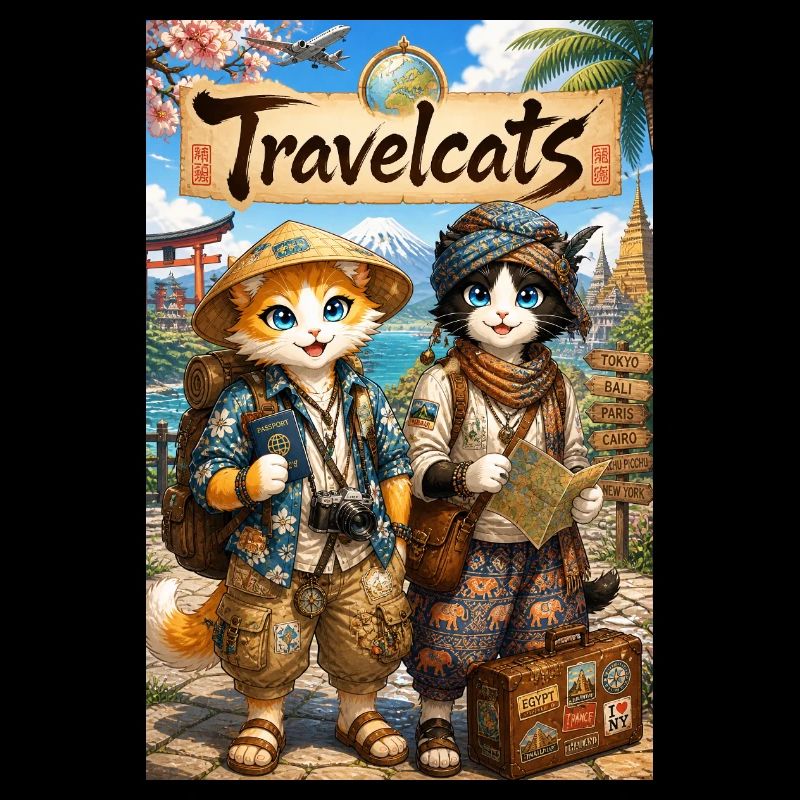 TravelCats: Katzen auf Entdeckungsreise