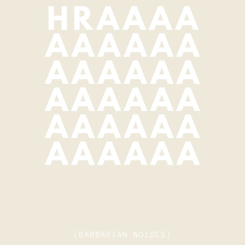 T-shirt sur le thème des barbares de DeD