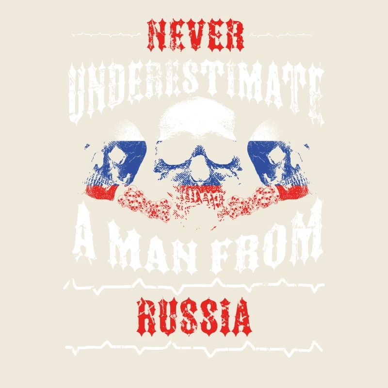 never underestimate man RUSSIA
