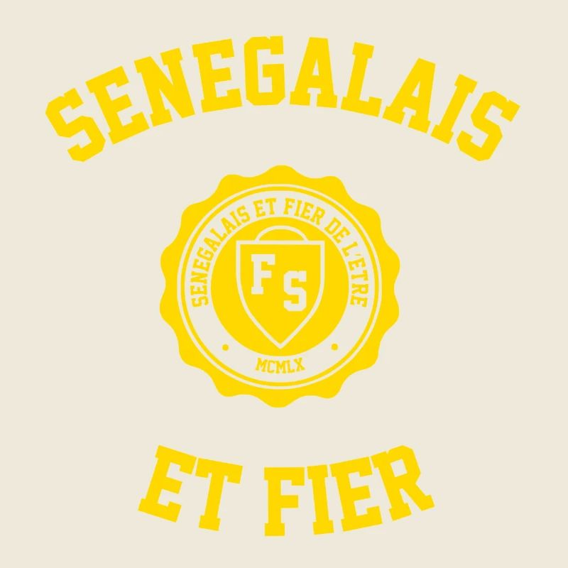 SENEGAL AND PROUD YELLOW