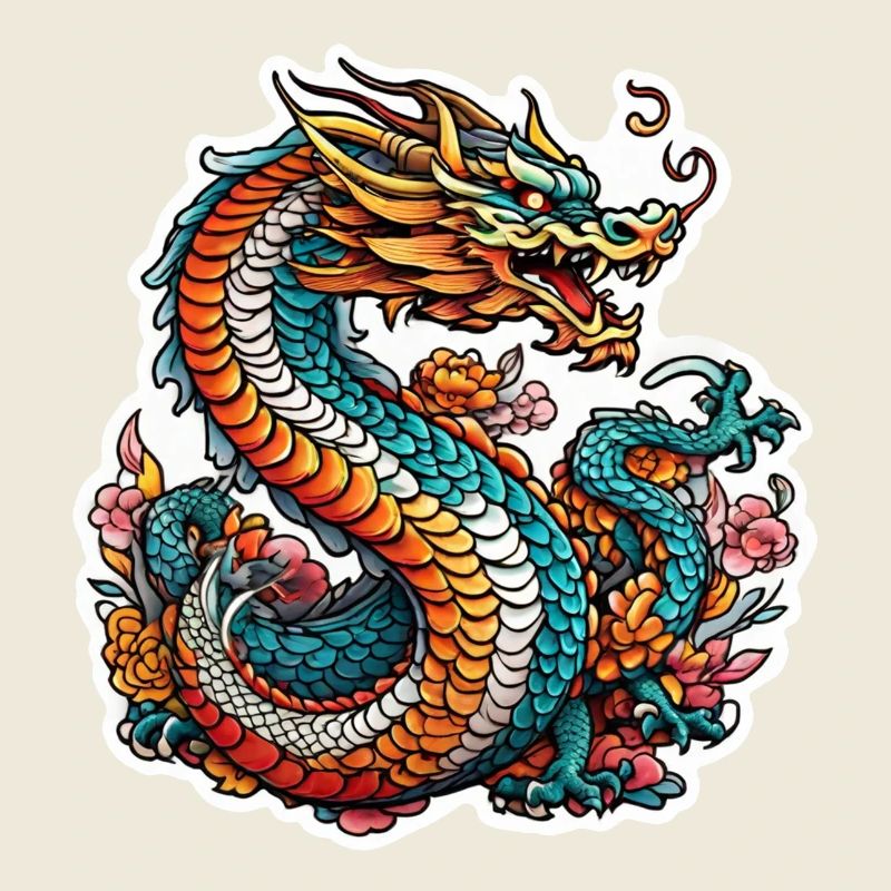 Asiatischer Drache - Japan - Chinesisch