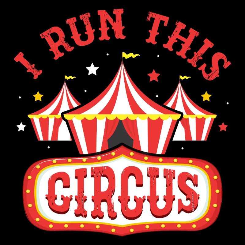 Je dirige ces numéros de fête à thème de costume de cirque