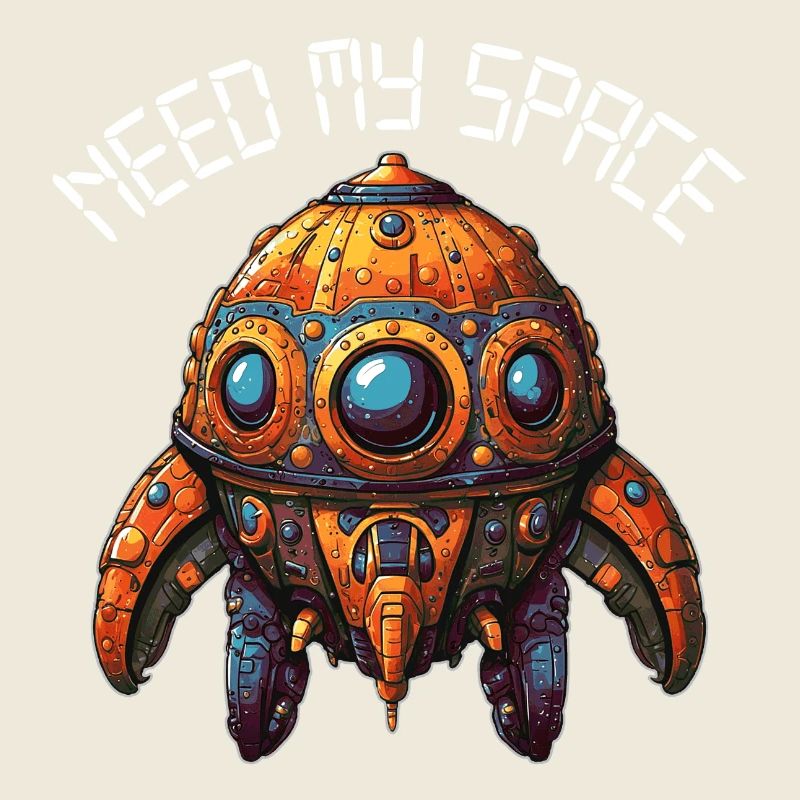 Need my place funny curious spaceship
