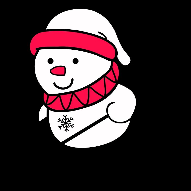 ski fahrer schneemann 02