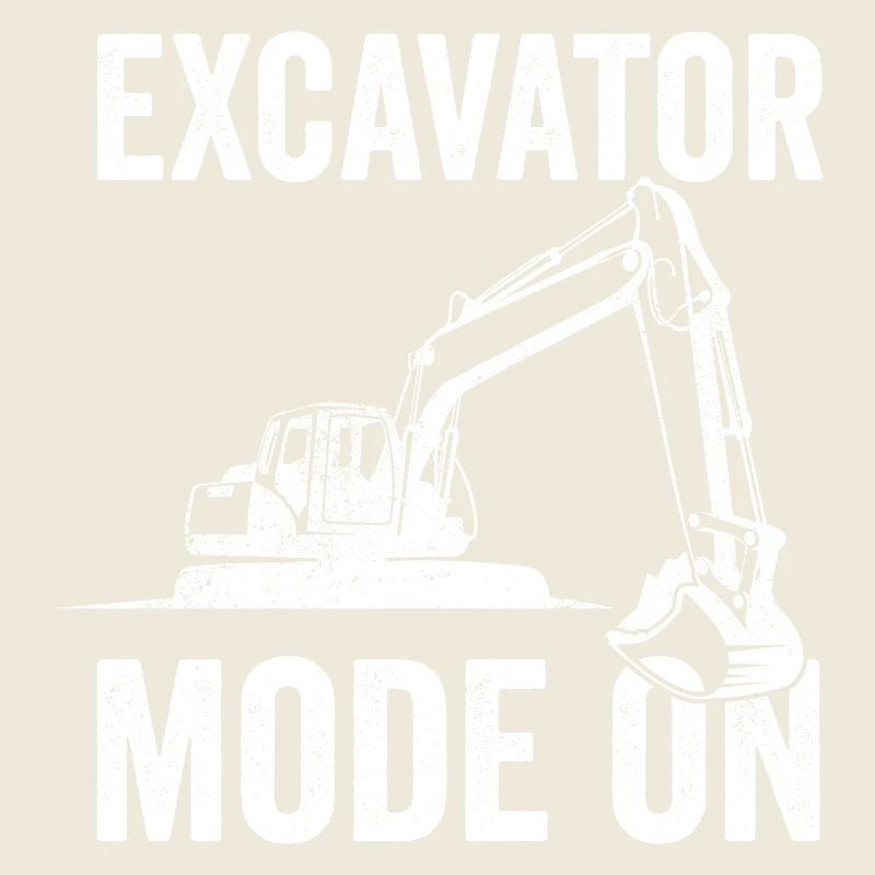 Ouvrier du bâtiment excavatrice