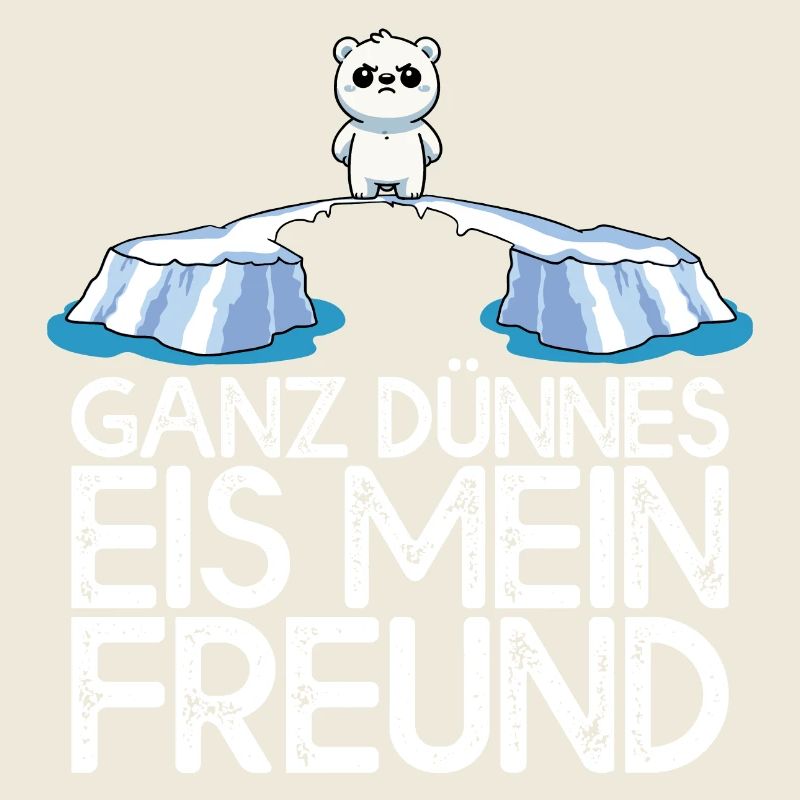 Ganz dünnes Eis mein Freund Eisbär Eisscholle