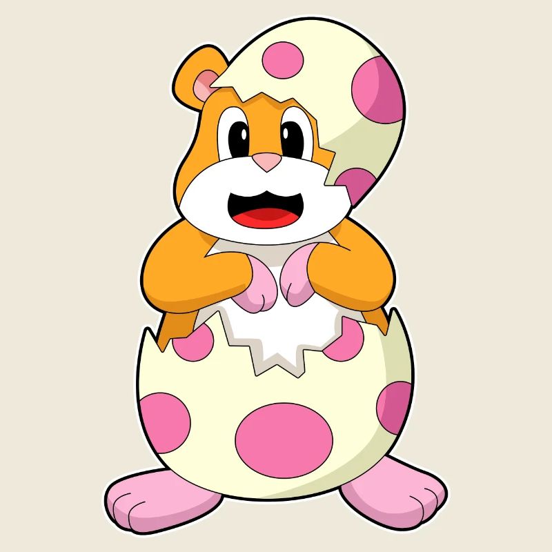 Œuf de coquille d’œuf de hamster