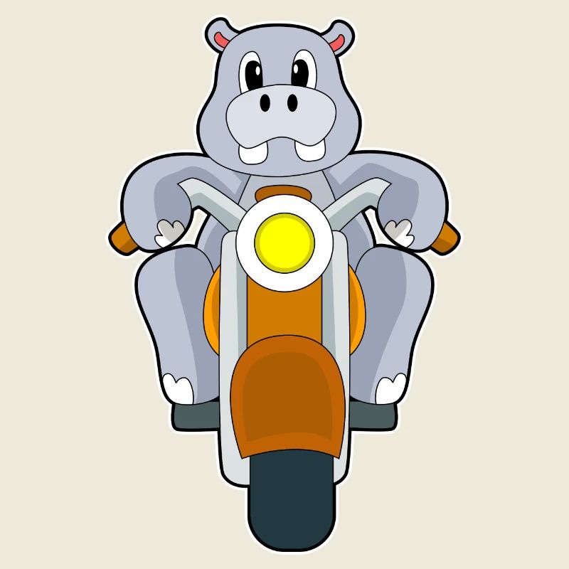 Moto Hippopotame