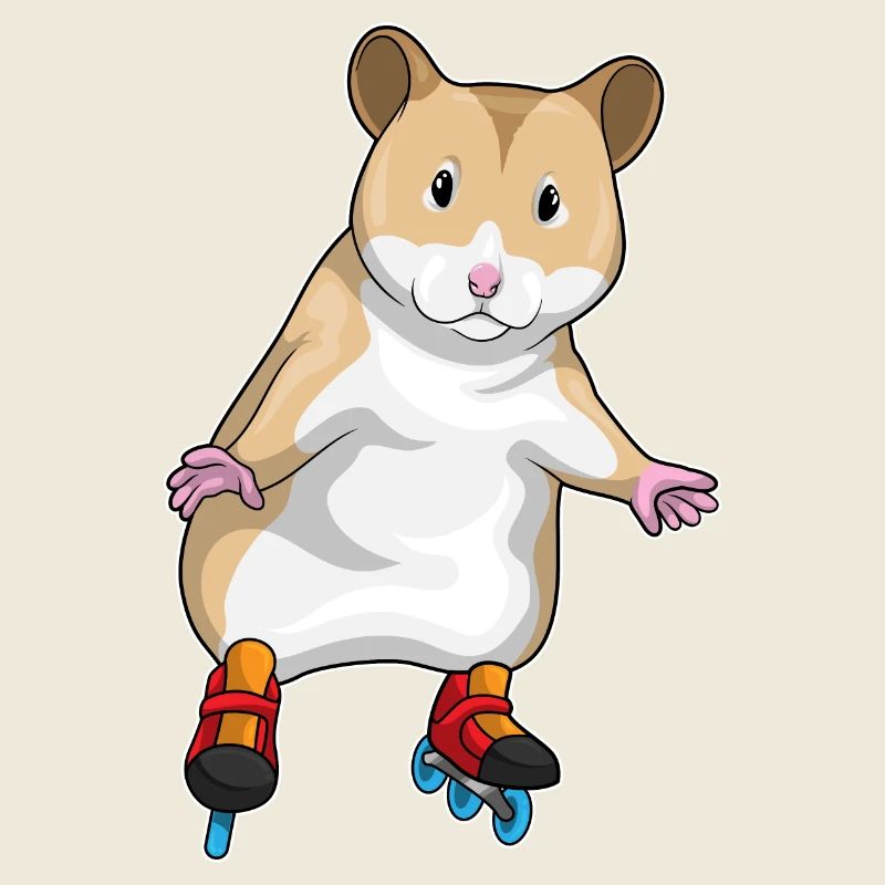 Hamster Inline skating Rollschuhe