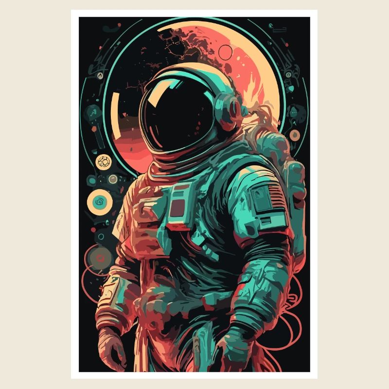 Astronaut, Futuristic, Space Space, Universe