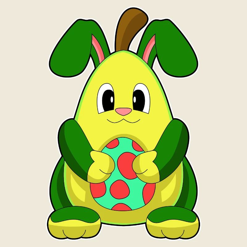 Avocado Ostern Osterei