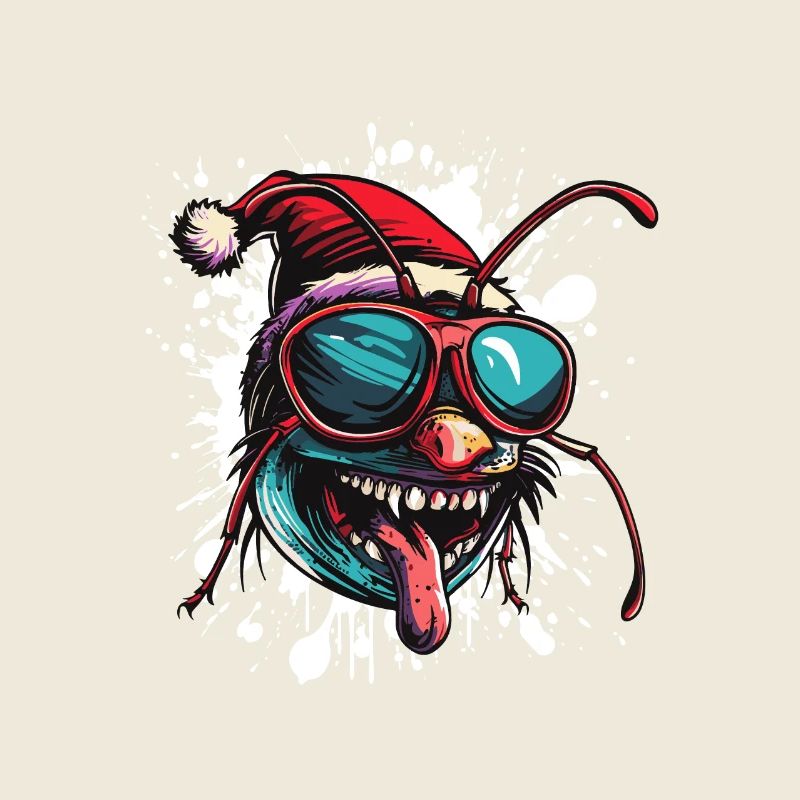 Fourmi Noël Drôle