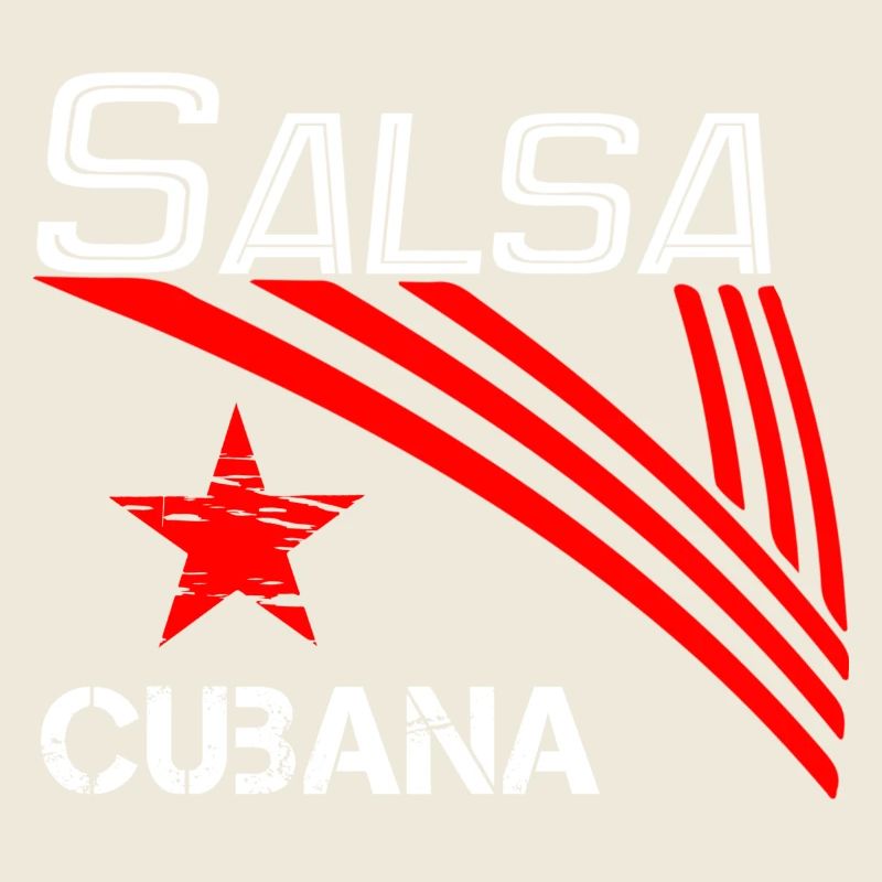 Salsa Cubana white - Salsa Dance Shirt