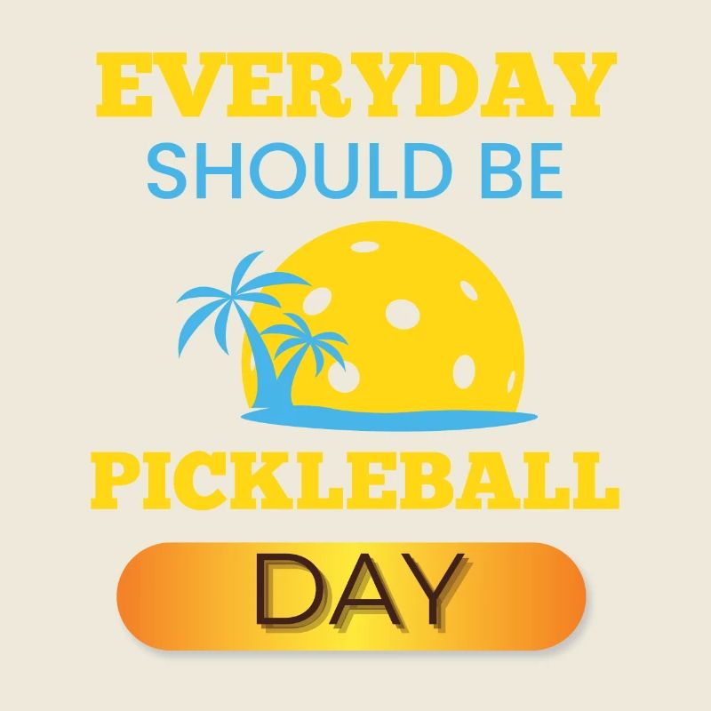 Un design sportif tous les jours devrait être le jour du pickleball