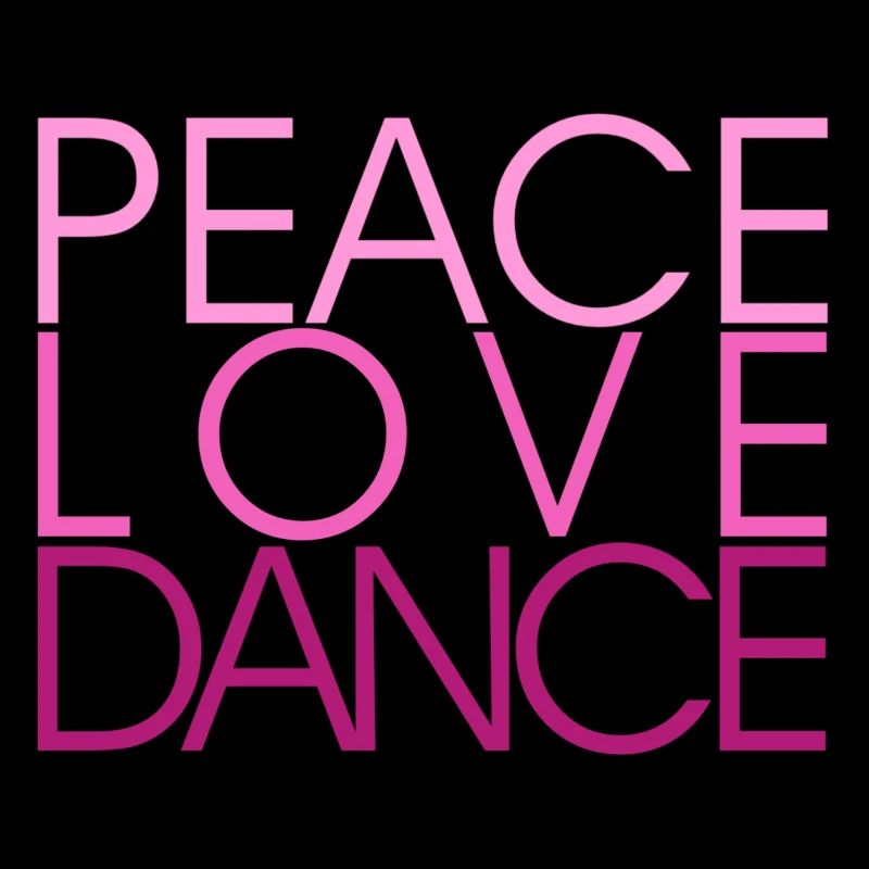 Peace Love Dance pink - Danceshirt