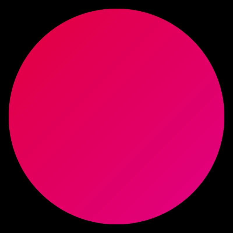 Cercle en rouge chaud