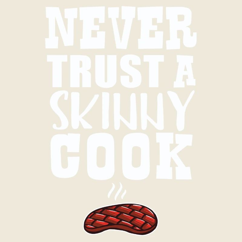 Funny cook gourmets present Christmas