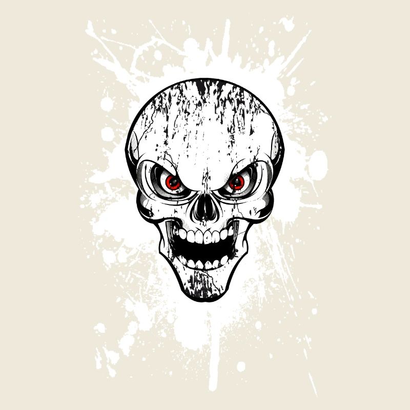 skull grunge style 02