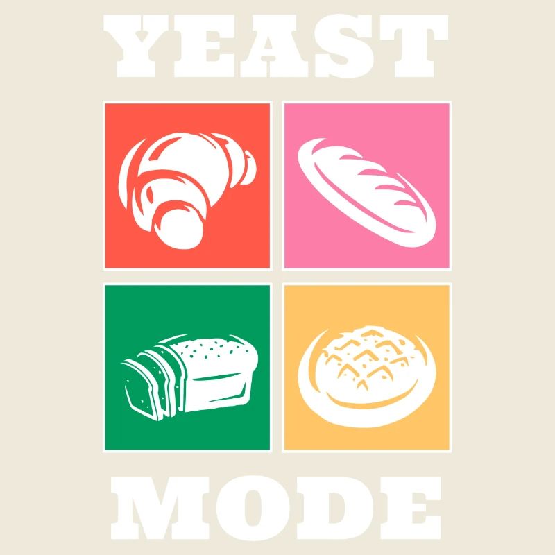 Yeast Mode Lustige Brot Illustration