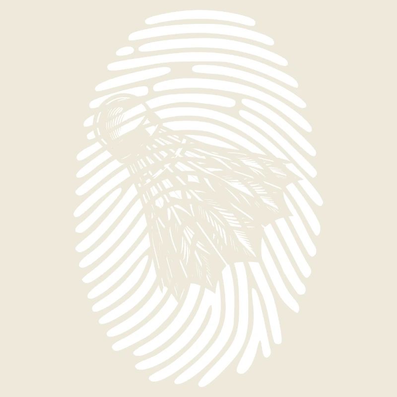 Empreinte digitale du volant ADN de badminton