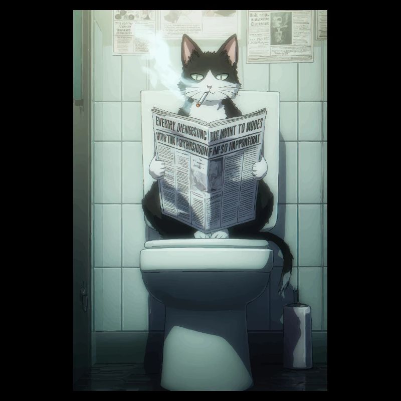 La routine matinale de Cool Cat