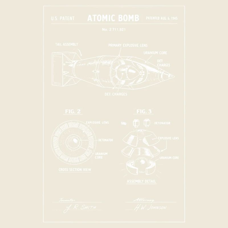 Esquisse du plan de la bombe atomique