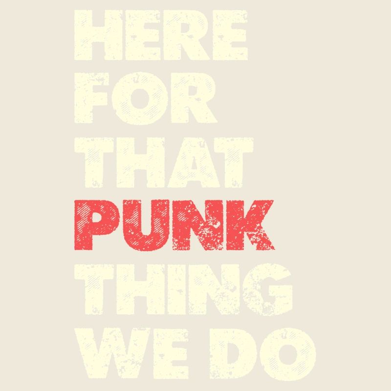 Here For That Punk Thing Typo