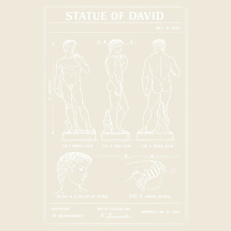 David Michelangelo Plan de la figure classique