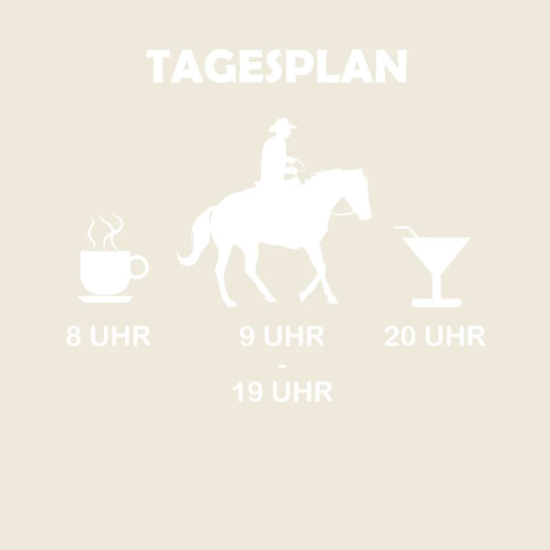 Perfekter Tagesplan Westernreiten
