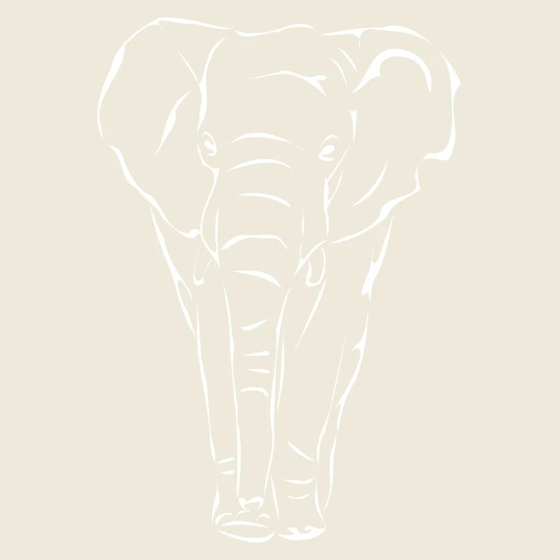 Elefant weiss