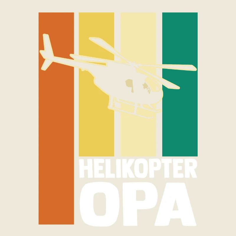 Grandpa Grandfather Pilot Helicopter Helicopter