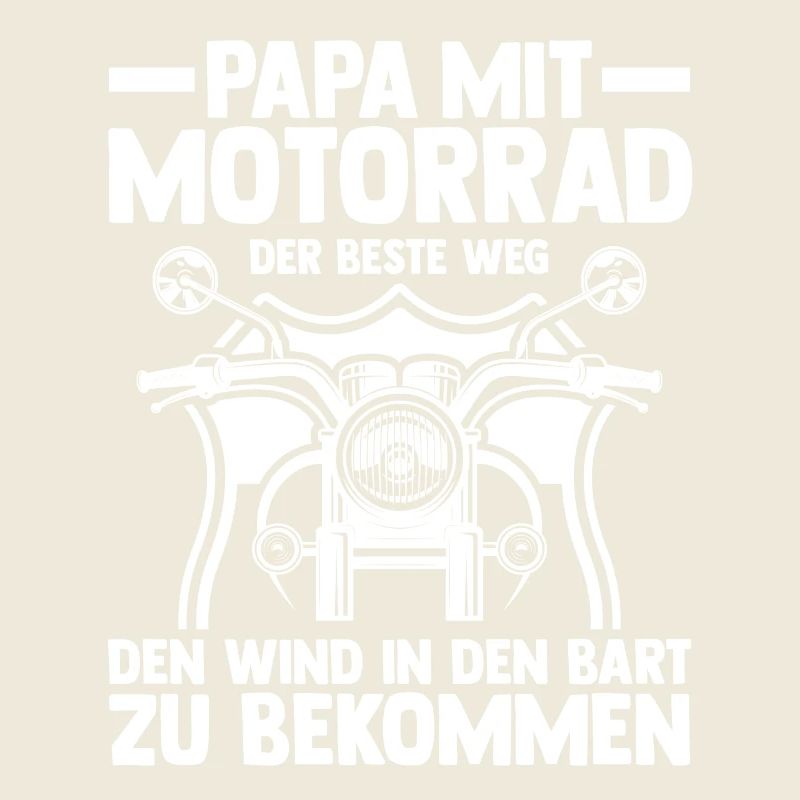 Papa Motorrad Vater Motorradfahrer