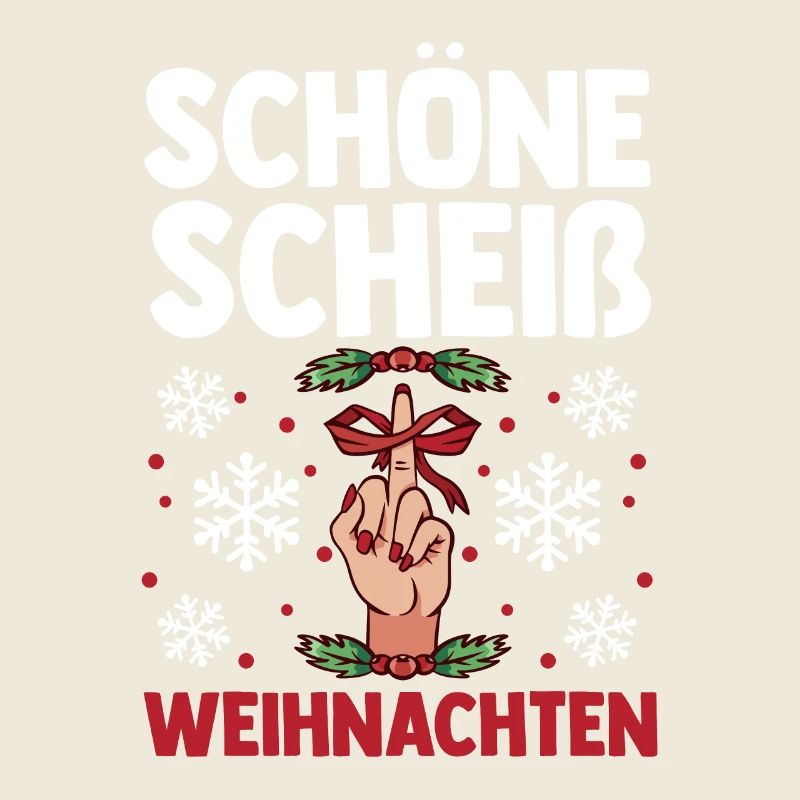 Weihnachtsmann Schöne Scheiß Weihnachten