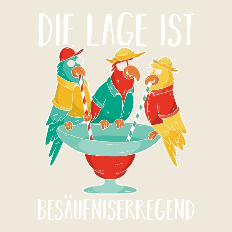 Die Lage Ist Besäufniserregend Papagei