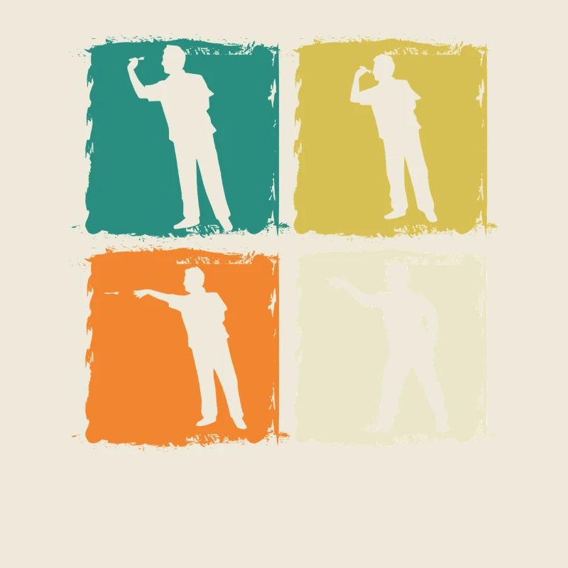 Joueur de fléchettes Fléchettes