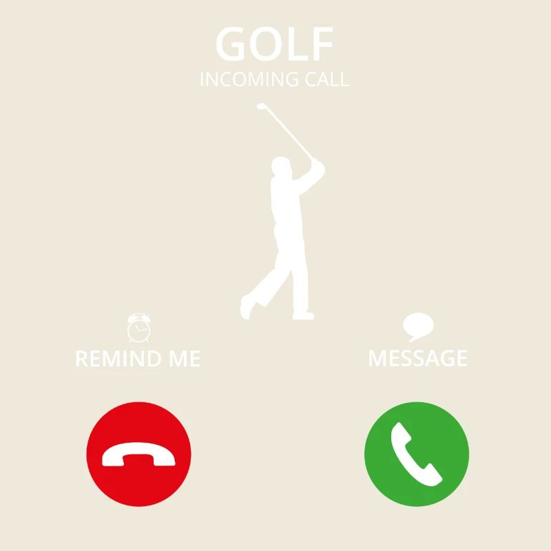 Call Mobile Anruf golf sports golfer caddi