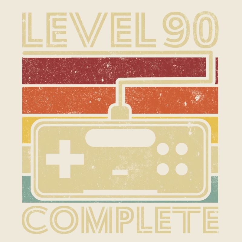 Level 90 komplett Geschenk 90 Jahre Geburtstag