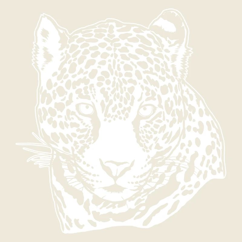 Jaguar Face Graphique Cool Big Cat Wild Animal Lover
