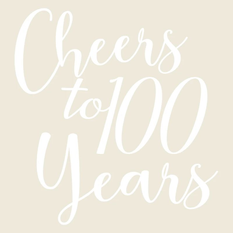 Prost auf 100 Jahre 100-jähriges Jubiläum