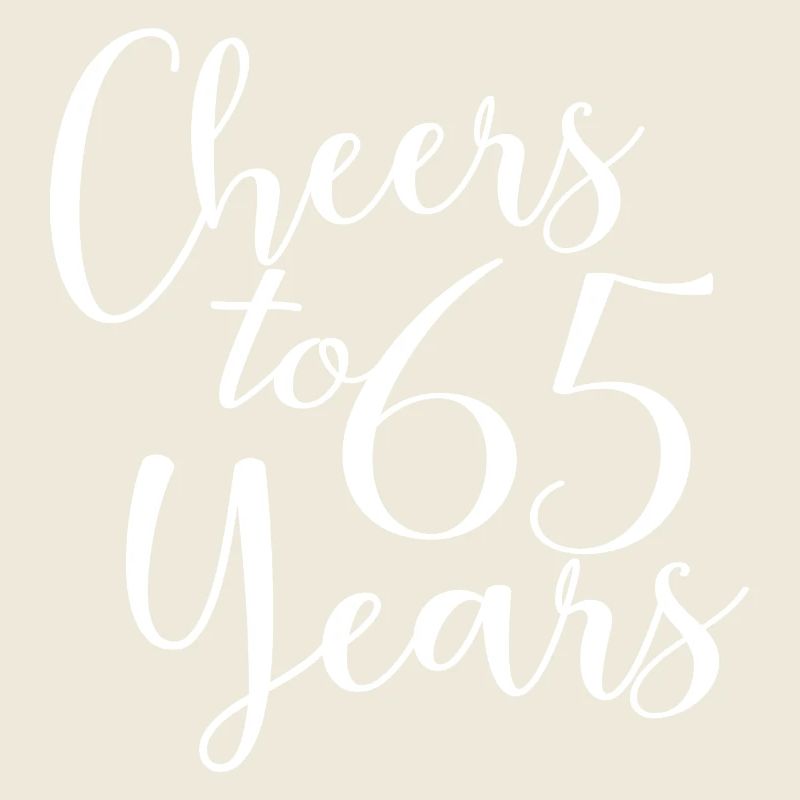 Vive 65 ans 65e anniversaire