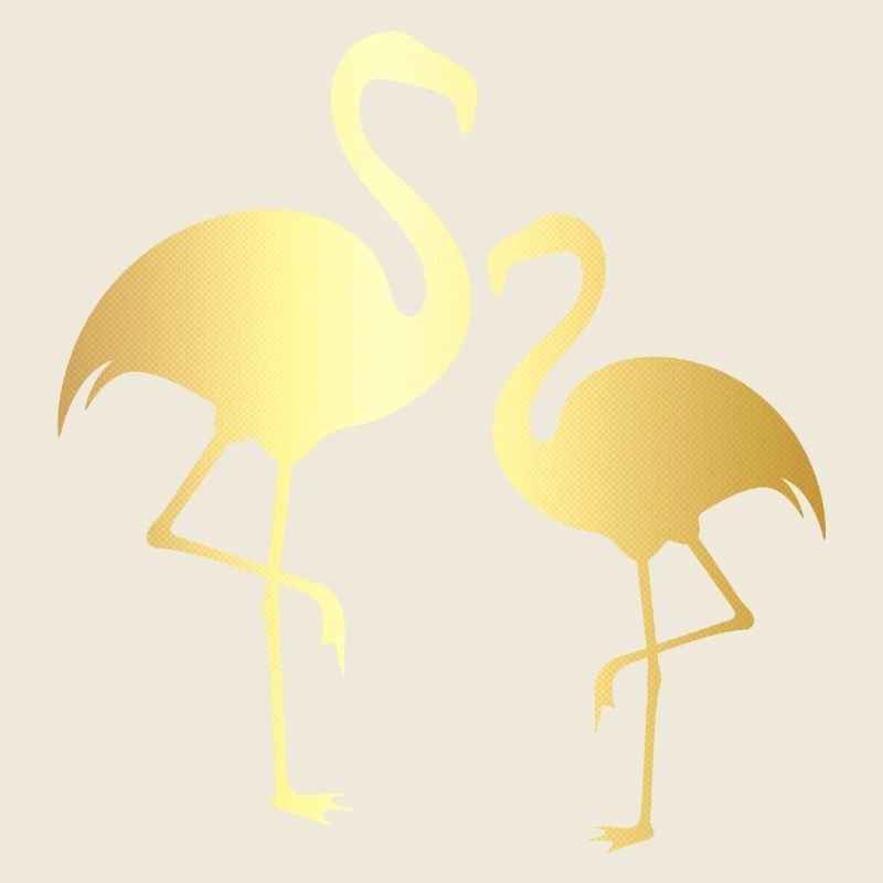 Goldener Flamingo