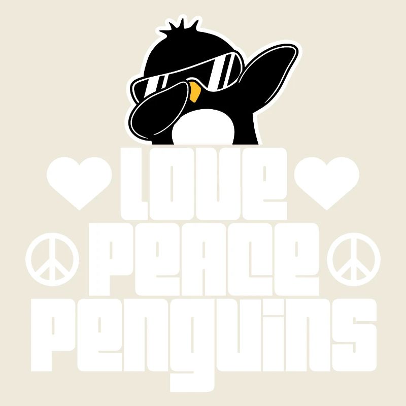 Amour Paix Pingouins Drôle Dab Cool Pingouin Dabbing