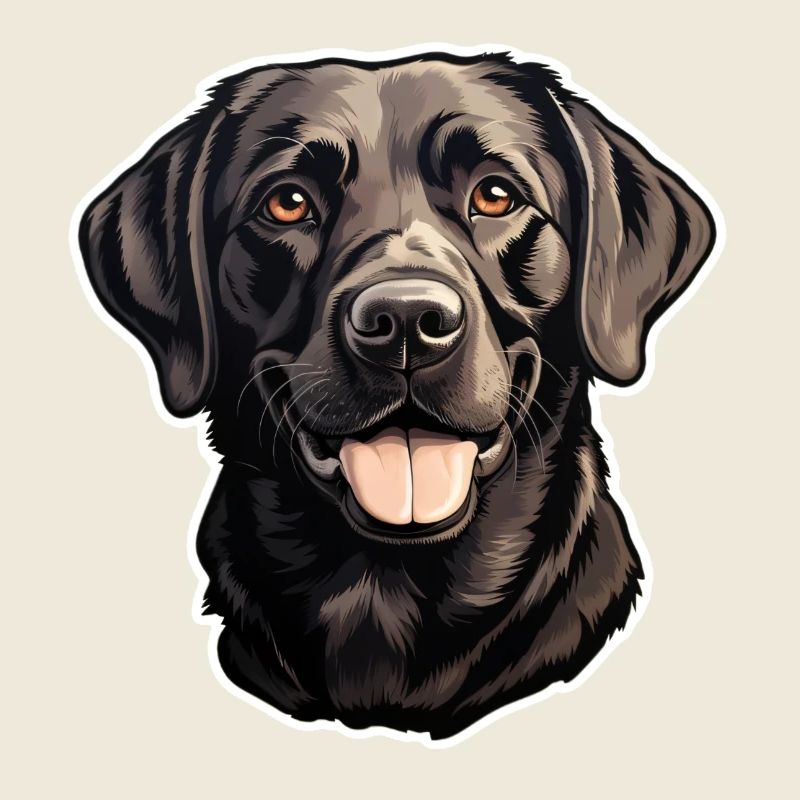 Labrador Retriever Kopf