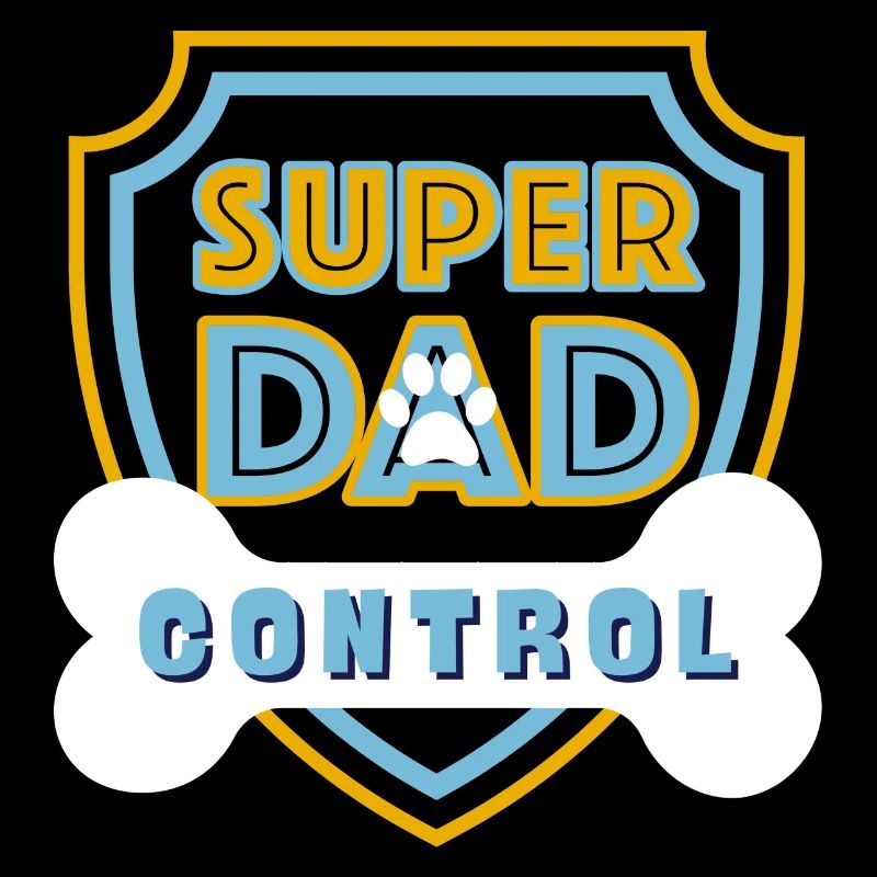 Super Dad Control Bleu Clair