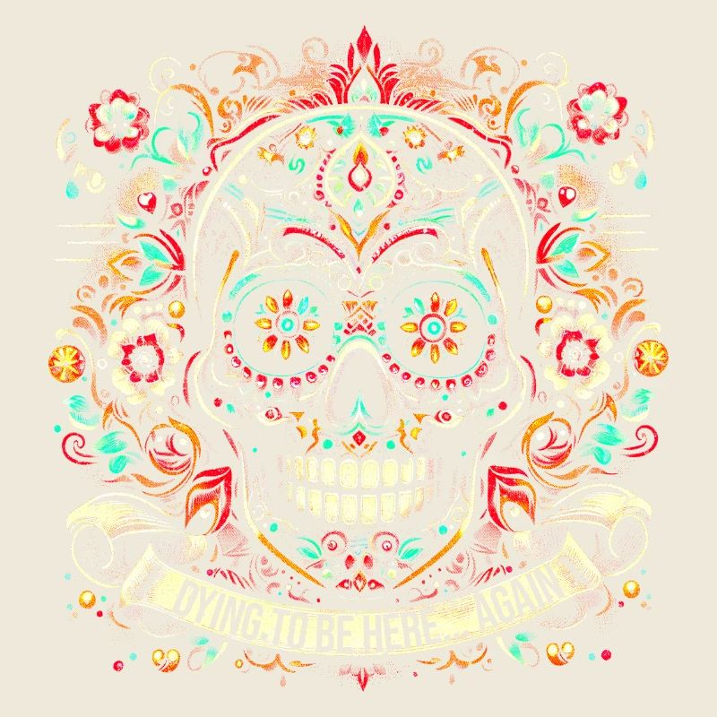 Elegant Skull Design Bold Day of the Dead