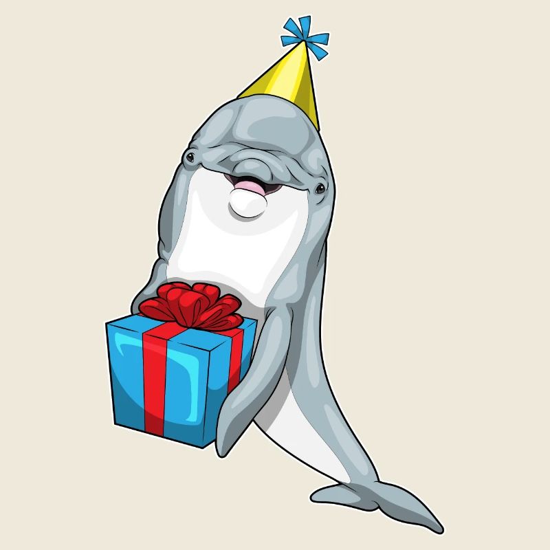 Delfin Geburtstag Paket