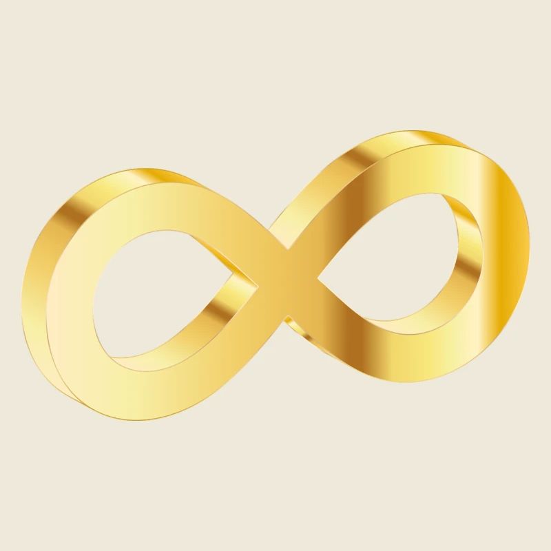 Unendlichkeit Gold